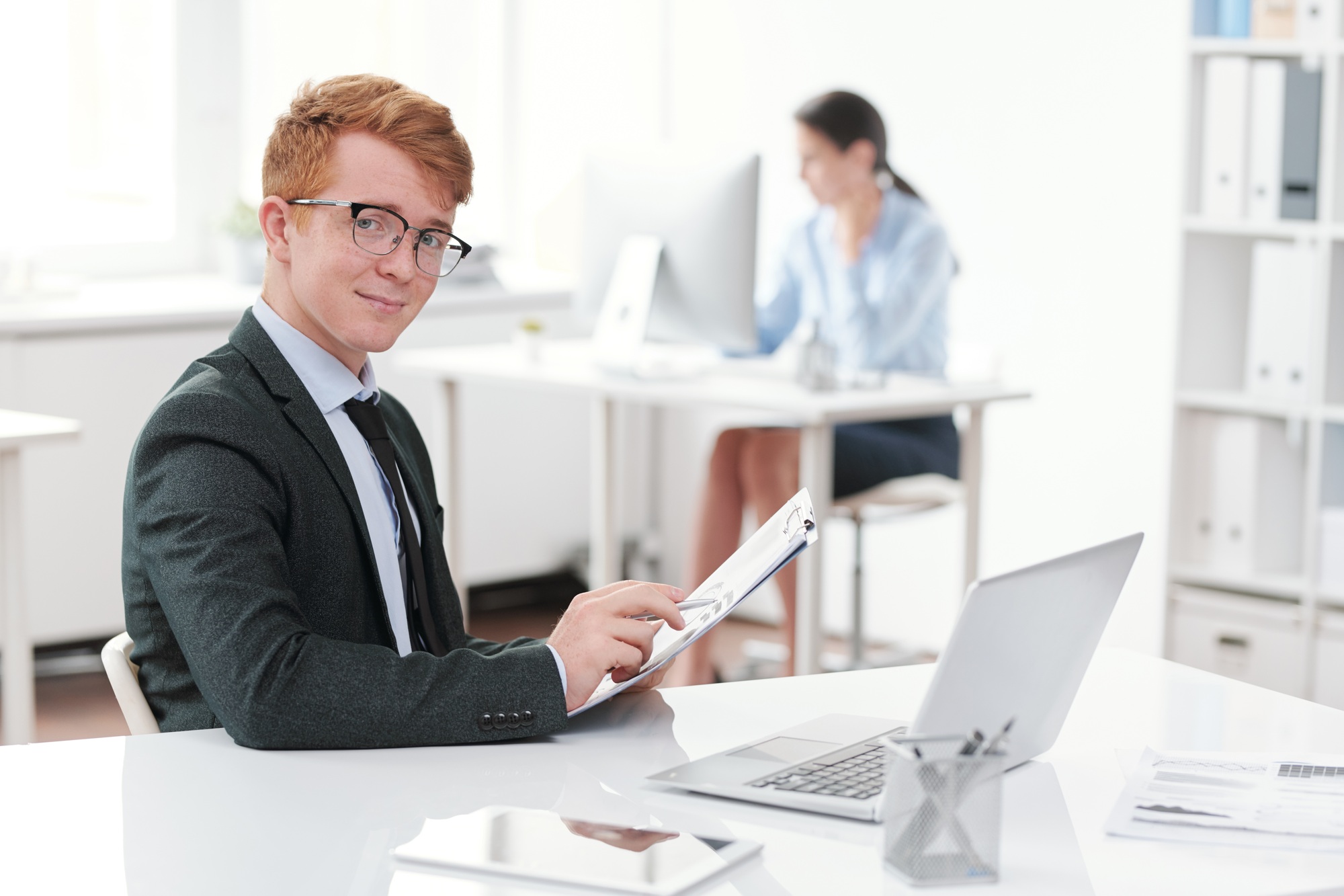 Young Business Intern