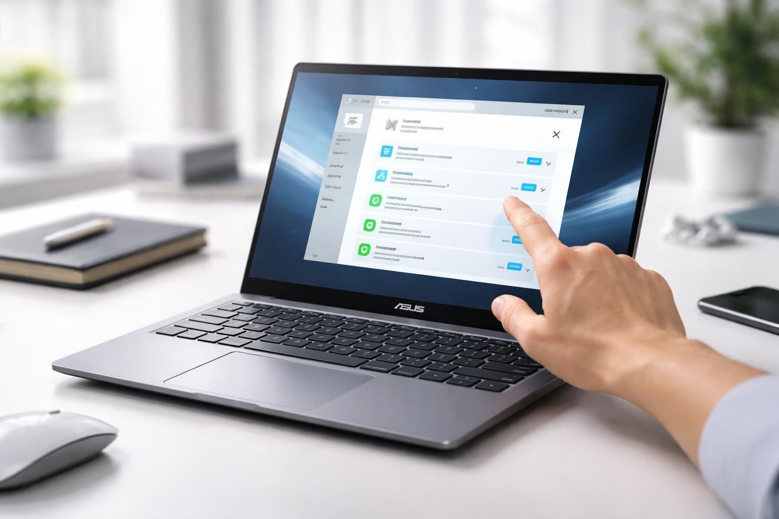 découvrez comment vérifier les mises à jour et pilotes asus pour résoudre les problèmes tactiles de votre appareil rapidement et efficacement.