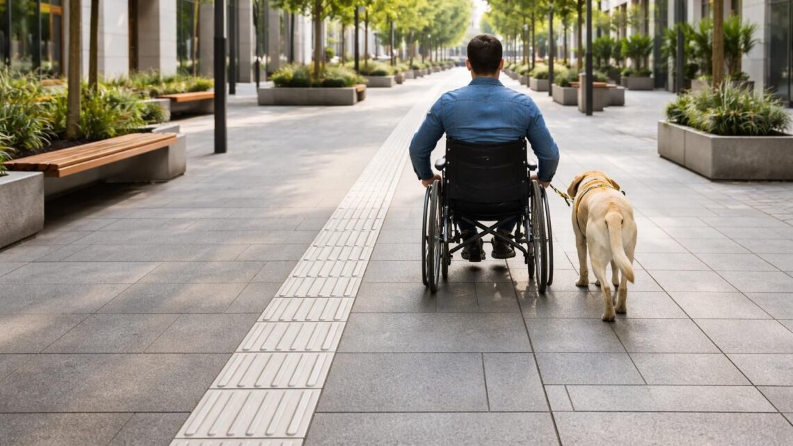 Bande de guidage PMR : norme et bonnes pratiques à adopter