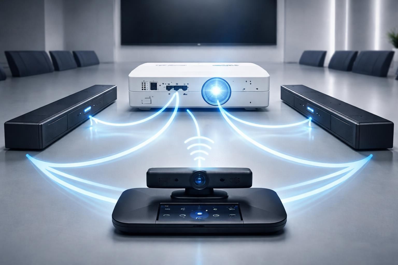 découvrez comment connecter un vidéoprojecteur acer à des barres de son et une visioconférence avec un schéma clair, pour une expérience sans latence et une qualité optimale.