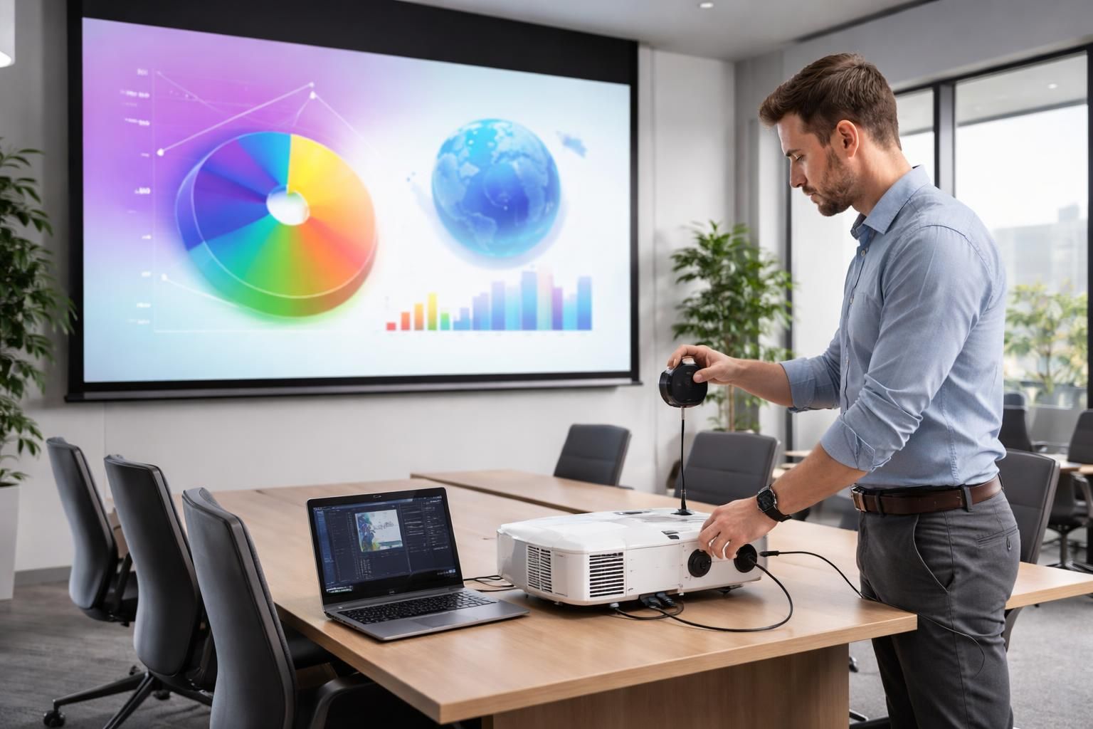 apprenez à calibrer votre vidéoprojecteur epson pour obtenir des couleurs fidèles et optimales lors de vos présentations corporate.