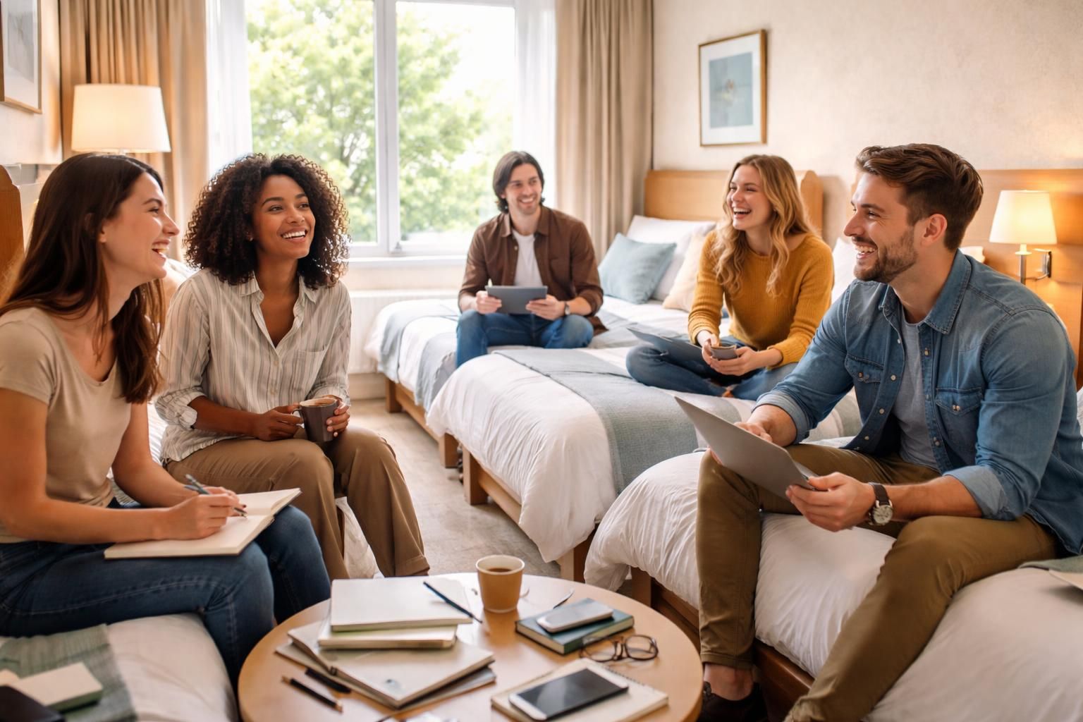 découvrez comment partager sa chambre lors d'un séminaire favorise des échanges authentiques et crée des liens durables entre participants.