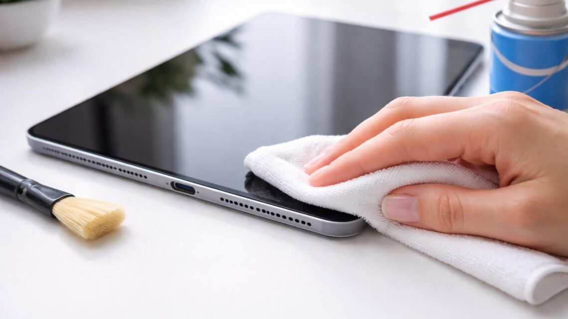Tablette : nettoyer haut-parleurs et grilles sans danger