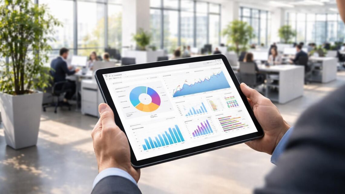 Open space : afficher KPI et info interne avec une tablette Samsung dédiée