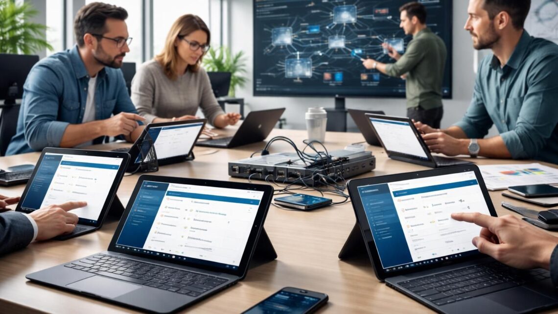 Déploiement multi-sites : modèle de configuration tablette Windows pour IT